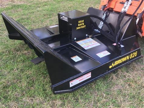 brown 815 brush mower for skid steer|BROWN 815.